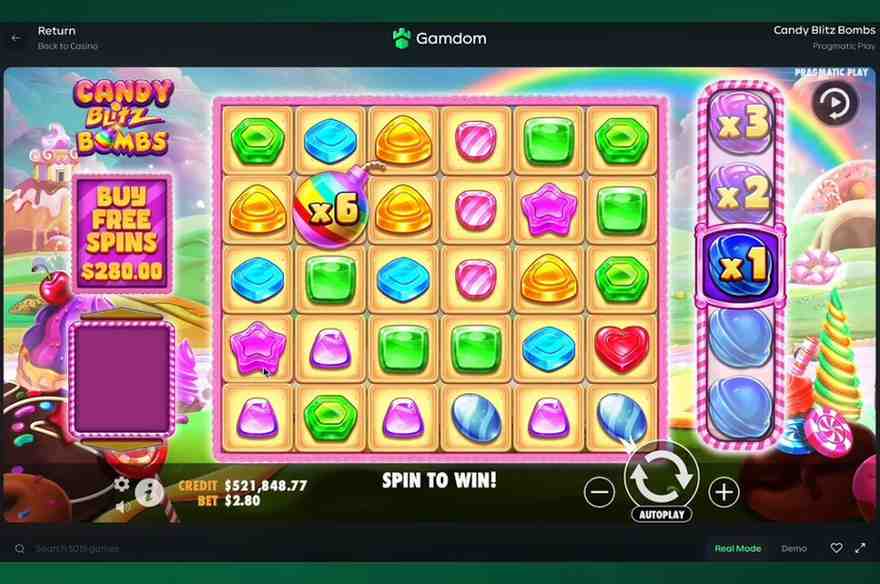 Jogue Candy Blitz Bombs Demo Grátis Sem Risco